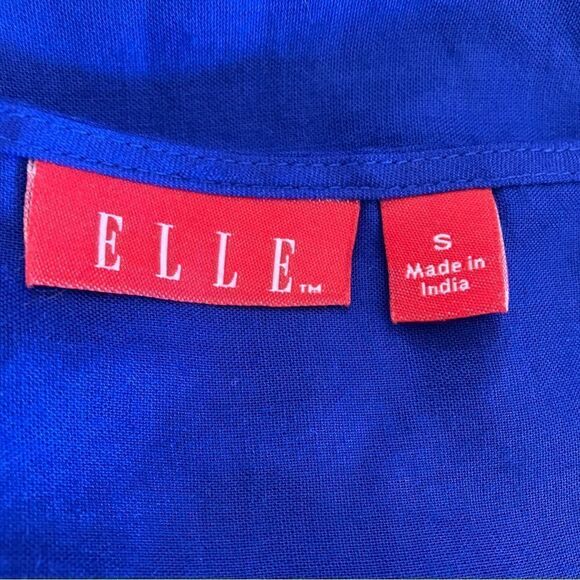 Bluish-Purple Embellished Sleeveless Top | S | ELLE - Picture 8 of 10